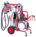 Çift Sağım Tek Güğüm Süt Sağma Makinası (Yağlı) (300 cc) Kauçuk 40 LT