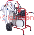 Çift Sağım Tek Güğüm Süt Sağma Makinası (Kuru) (Koyun) 30 LT