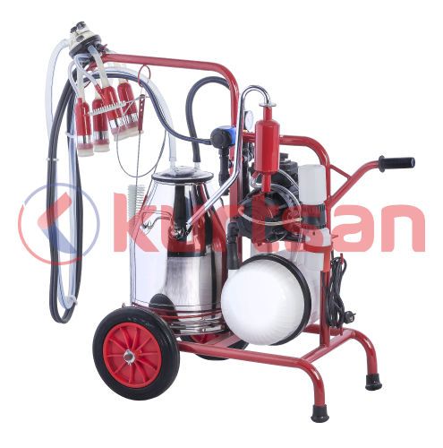 Tek Sağım Tek Güğüm Süt Sağma Makinası (Yağlı) (300cc) Silikon 30LT