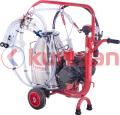 Çift Sağım Tek Güğüm Süt Sağma Makinası (Kuru) (120cc) (Koyun) 30 LT (CYK)