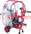 Çift Sağım Tek Güğüm Süt Sağma Makinası (Yağlı) (120cc) (Koyun) 30 LT (CYK)