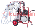 Dört Sağım Tek Güğüm Süt Sağma Makinası (Kuru) (120cc) (Koyun) 40 LT