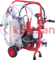 Çift Sağım Tek Güğüm Süt Sağma Makinası (Yağlı) (120cc) (Keçi) 30 LT (CYK)