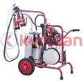 Tek Sağım Tek Güğüm Süt Sağma Makinası (Kuru) (300 cc) Kauçuk 30 LT