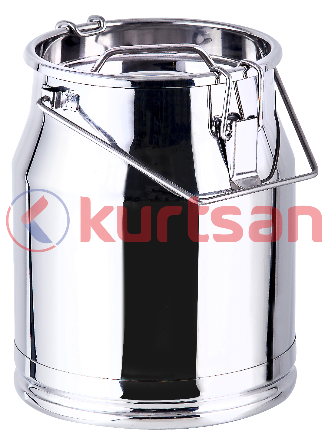 Güğüm 10 LT Taşıma Klips Kapaklı (Paslanmaz Çelik)