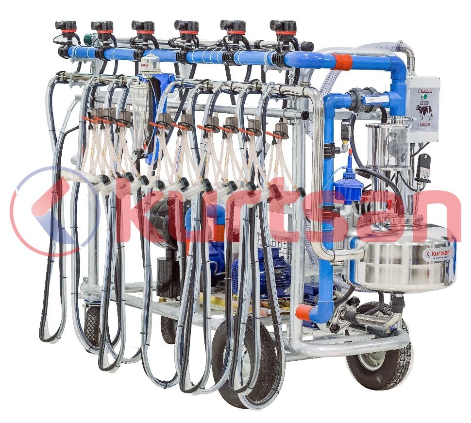 12'Li Gezer Sağım Sistemi (Elektronik Pulsatörlü)