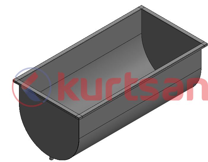 Sağım Sistemi Yıkama Küveti (Geniş) 200 LT